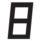 BLACK DIGITAL SAILNUMBER 30.5 CM