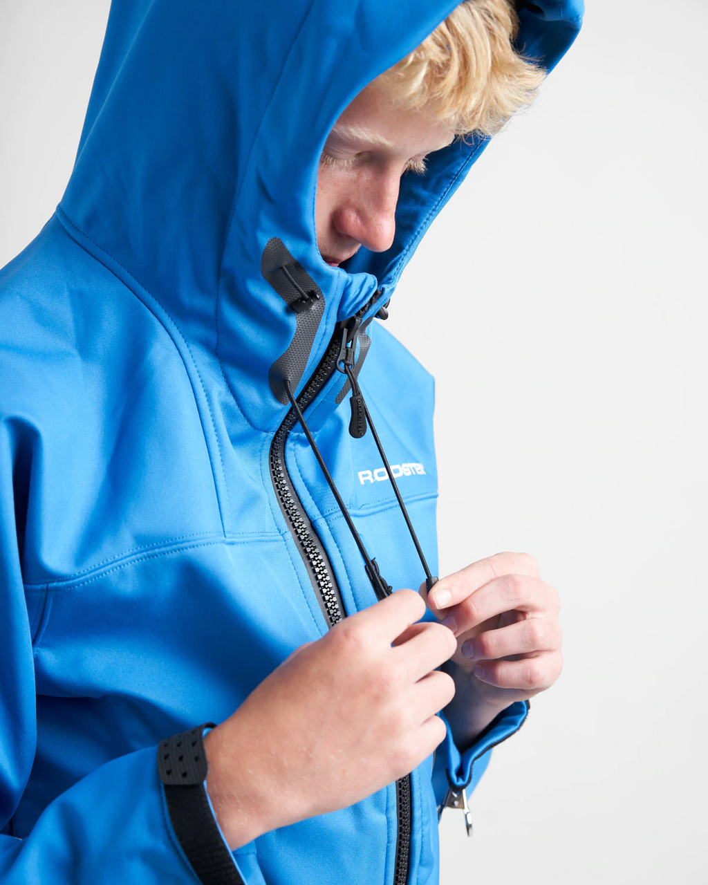 JUNIOR SOFT SHELL JACKET - SIGNAL BLUE