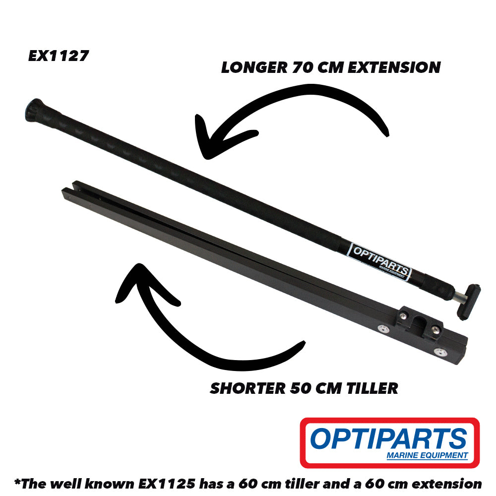TILLER SHORT WITH 70 CM EXTENSION 20 MM