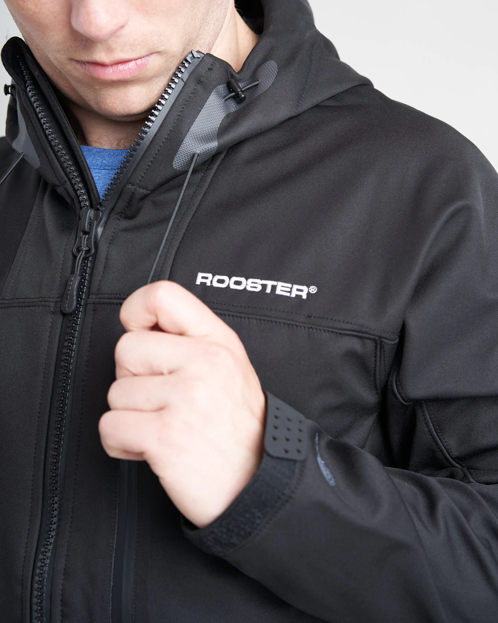 MEN SOFT SHELL JACKET - BLACK