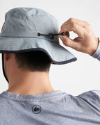 WIDE BRIMMED UV HAT - LIGHT GREY